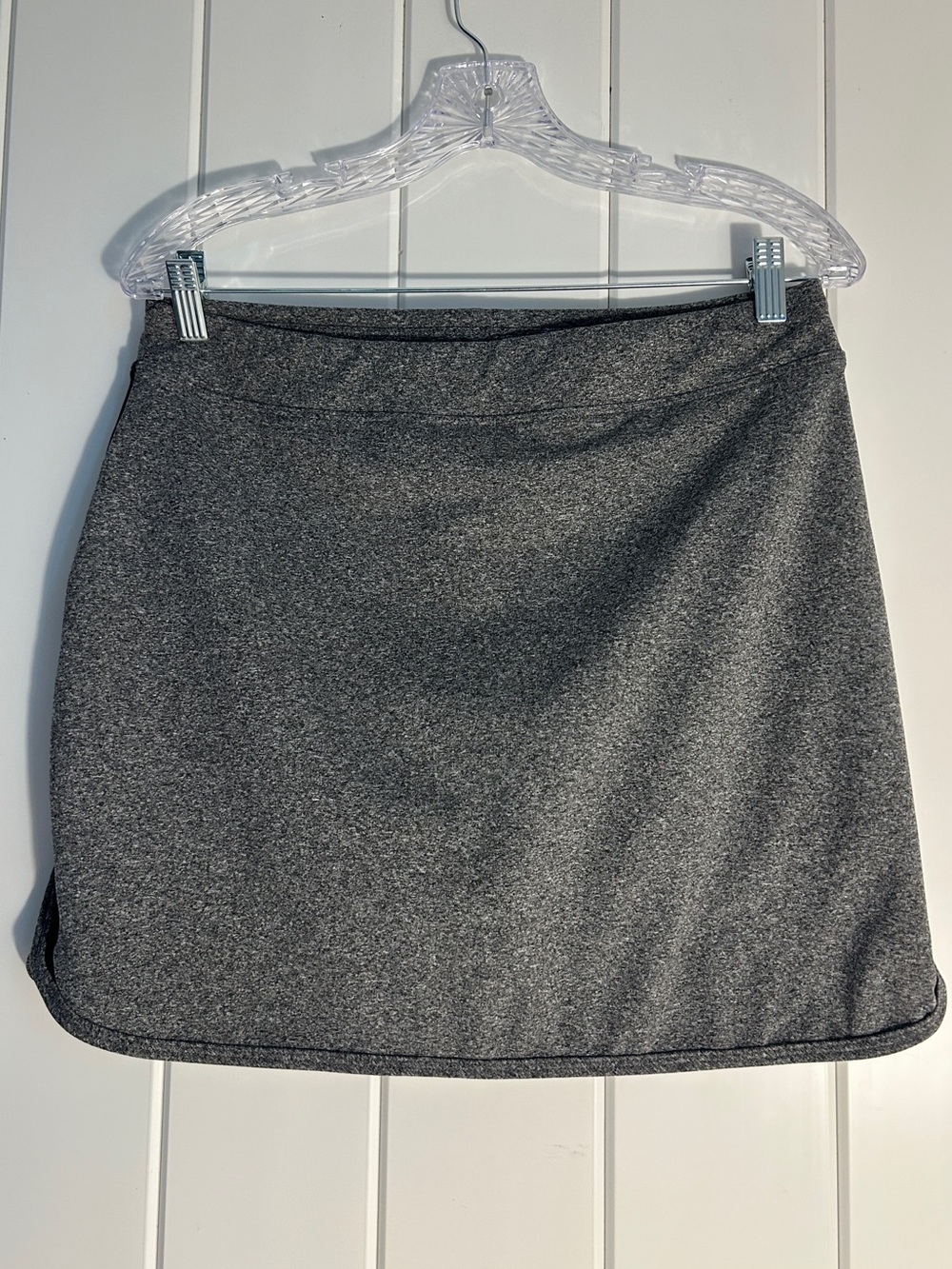 Zelos Heather Gray Activewear Skort M Athletic Tennis Golf Skirt black shorts